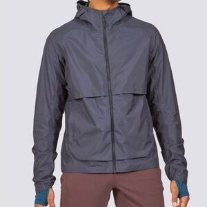 Janji Rainrunner 2.0 Women’s Pack Rain Jacket Navy Blue XS